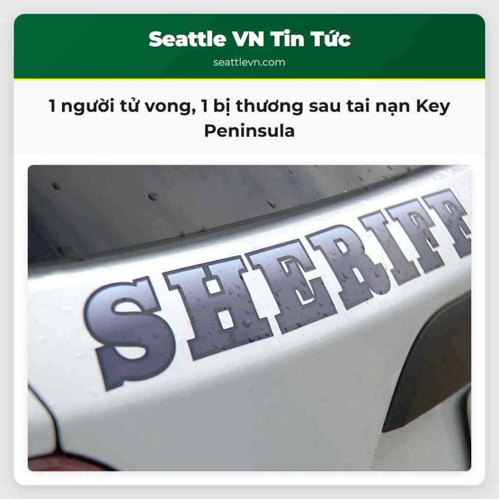 1 người tử vong, 1 bị thương sau tai nạn Key