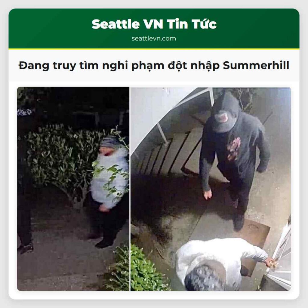 Đang truy tìm nghi phạm đột nhập Summerhill