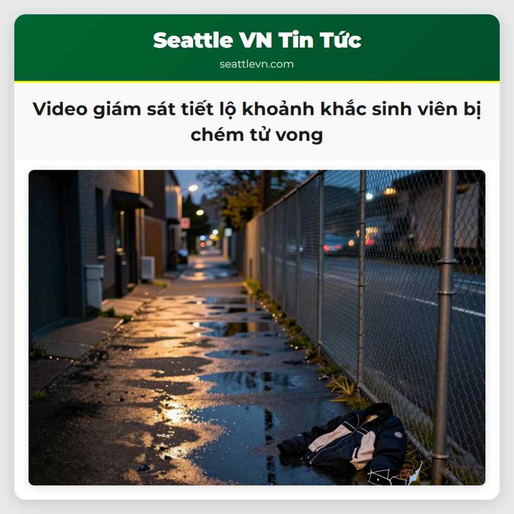 Video giám sát tiết lộ khoảnh khắc sinh viên bị