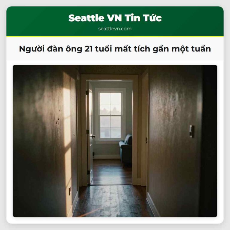 Người đàn ông 21 tuổi mất tích gần một tuần