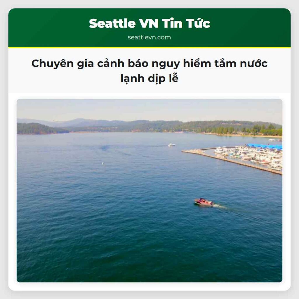 Chuyên gia cảnh báo nguy hiểm tắm nước lạnh dịp lễ