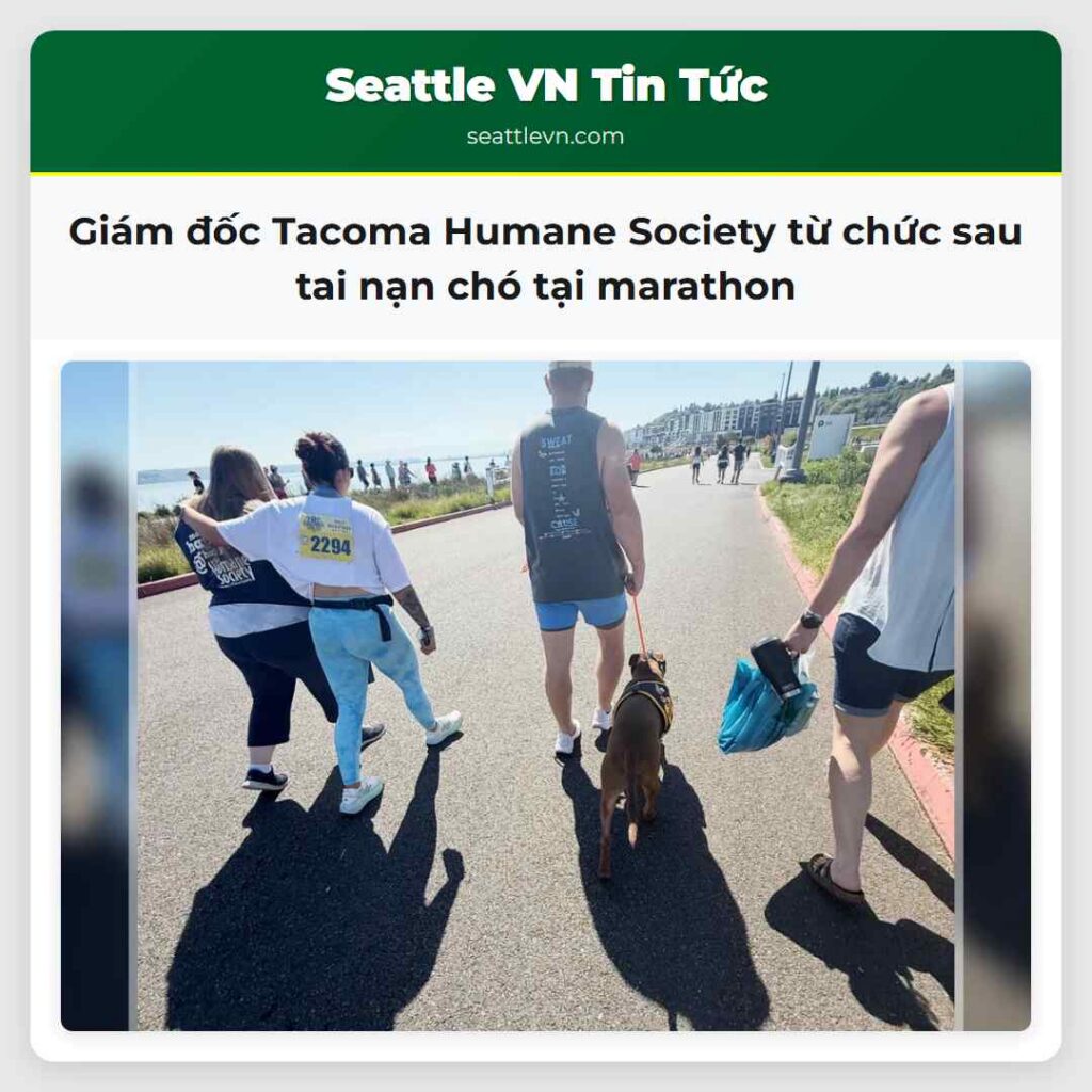 Giám đốc Tacoma Humane Society từ chức sau tai