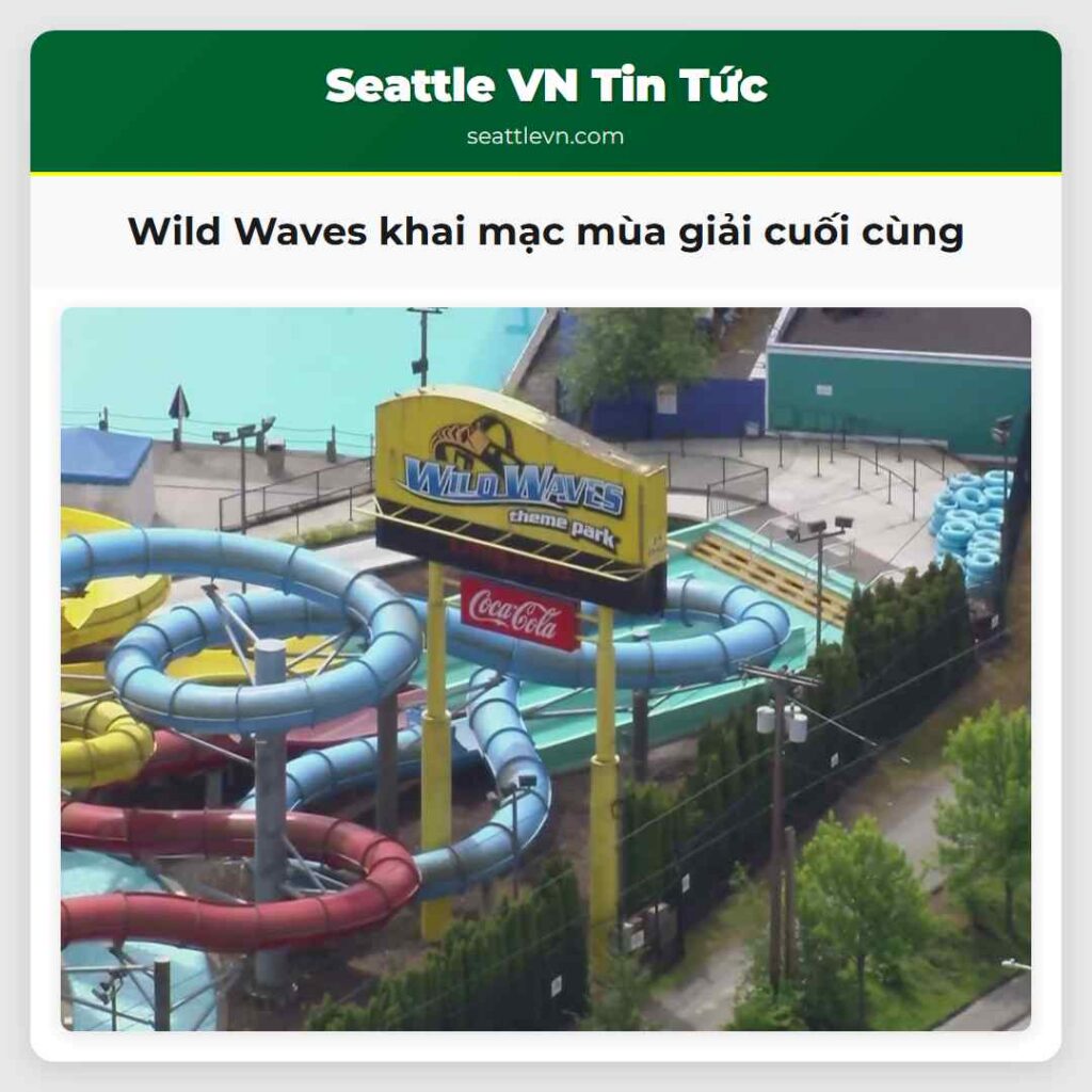 Wild Waves khai mạc mùa giải cuối cùng