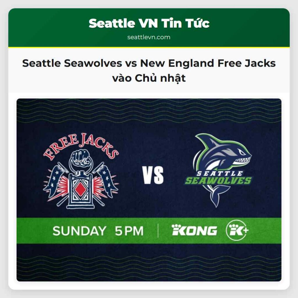 Seattle Seawolves vs New England Free Jacks vào
