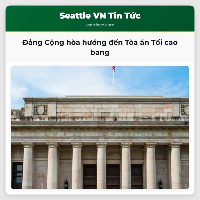 Đảng Cộng hòa hướng đến Tòa án Tối cao bang