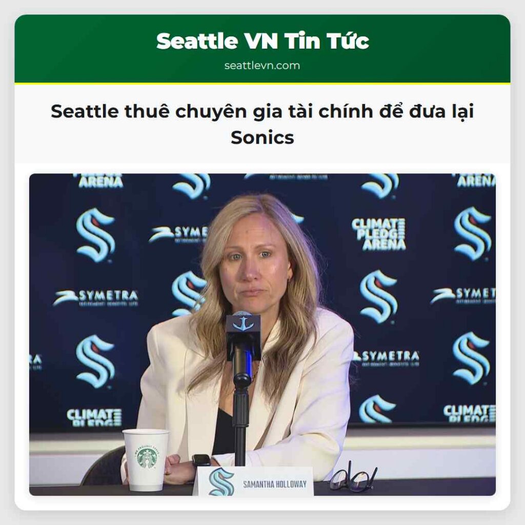 Seattle thuê chuyên gia tài chính để đưa lại