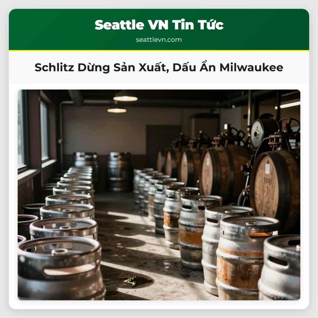 Schlitz Dừng Sản Xuất, Dấu Ẩn Milwaukee