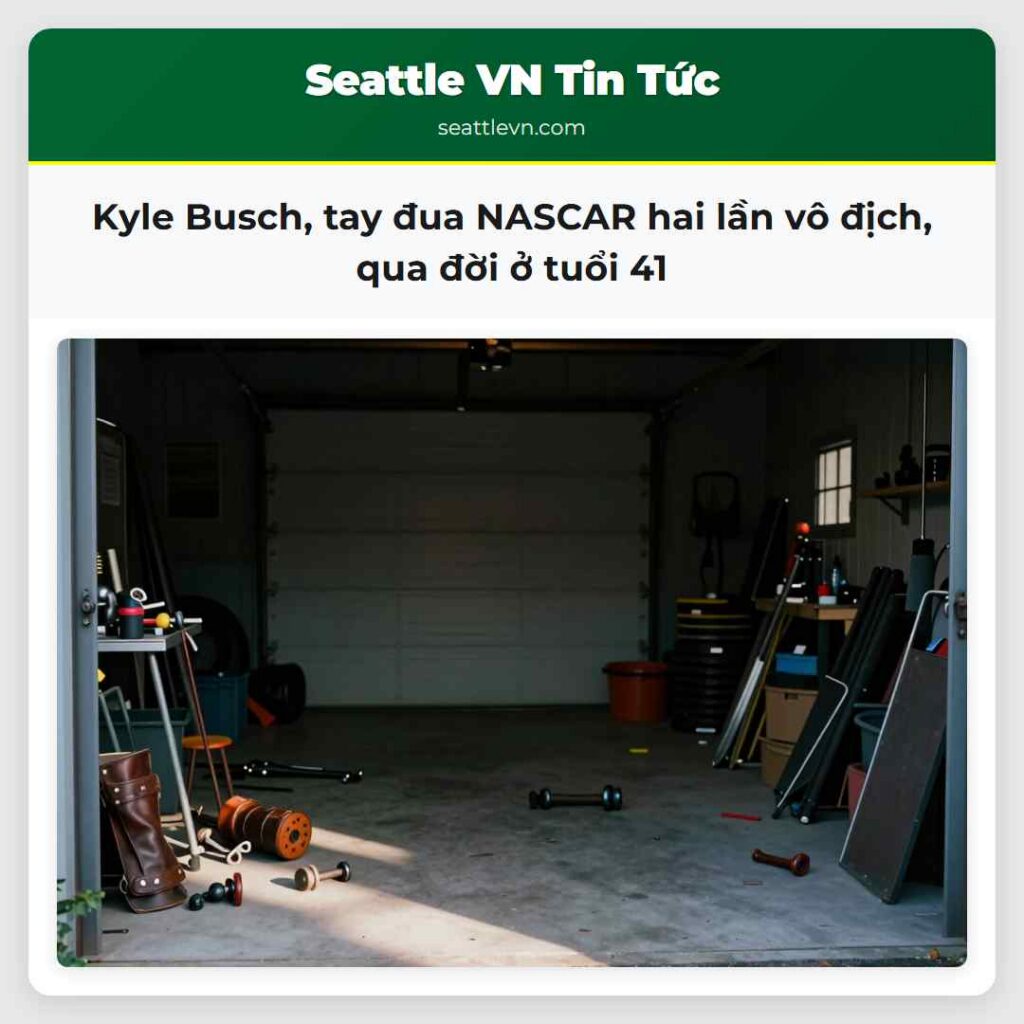 Kyle Busch, tay đua NASCAR hai lần vô địch, qua