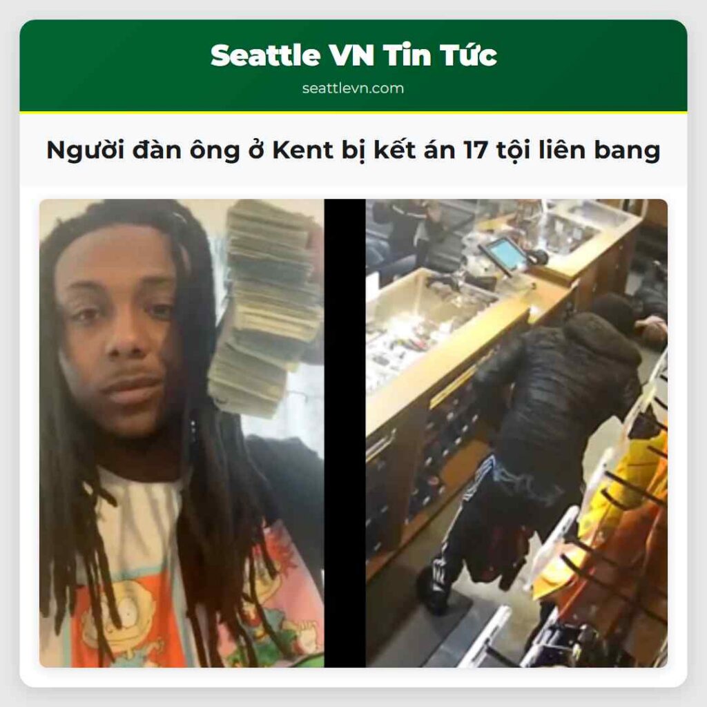 Người đàn ông ở Kent bị kết án 17 tội liên bang