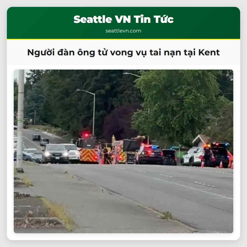 Người đàn ông tử vong vụ tai nạn tại Kent