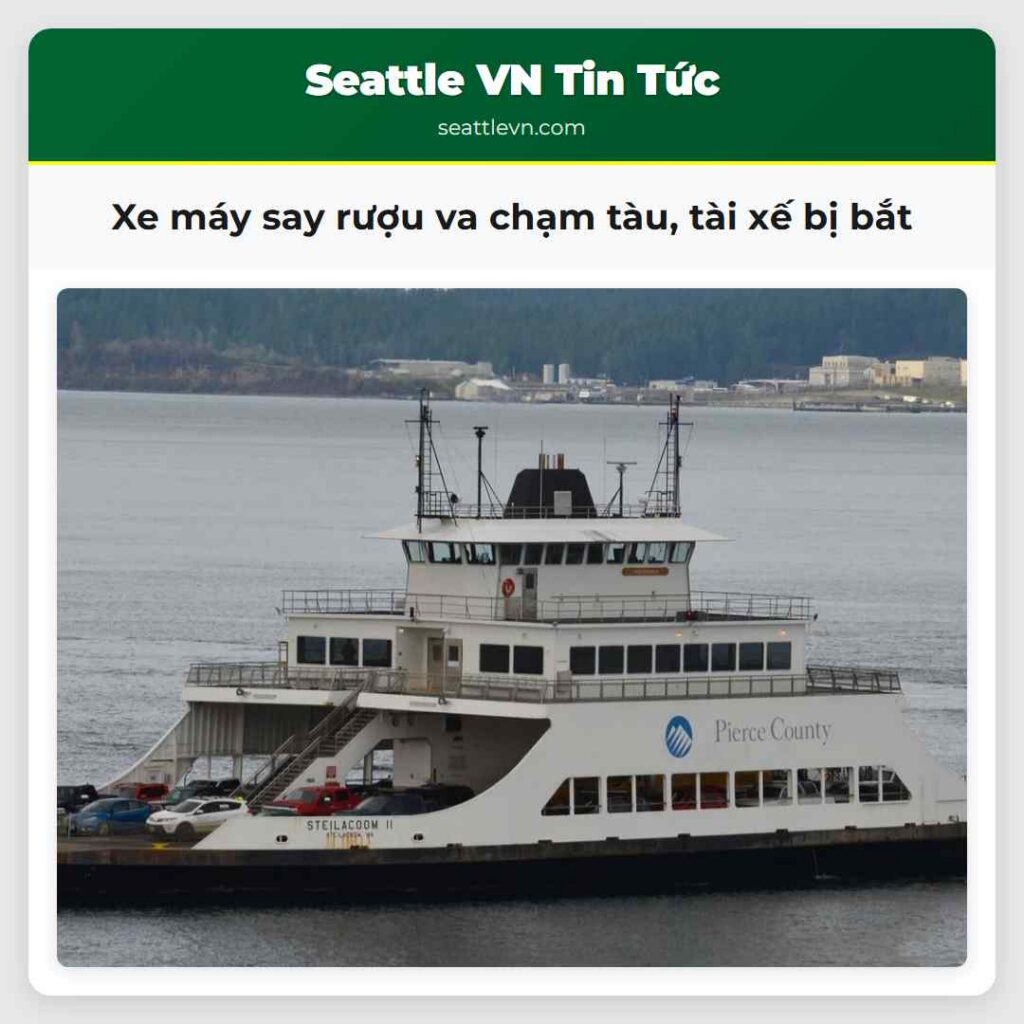 Xe máy say rượu va chạm tàu, tài xế bị bắt