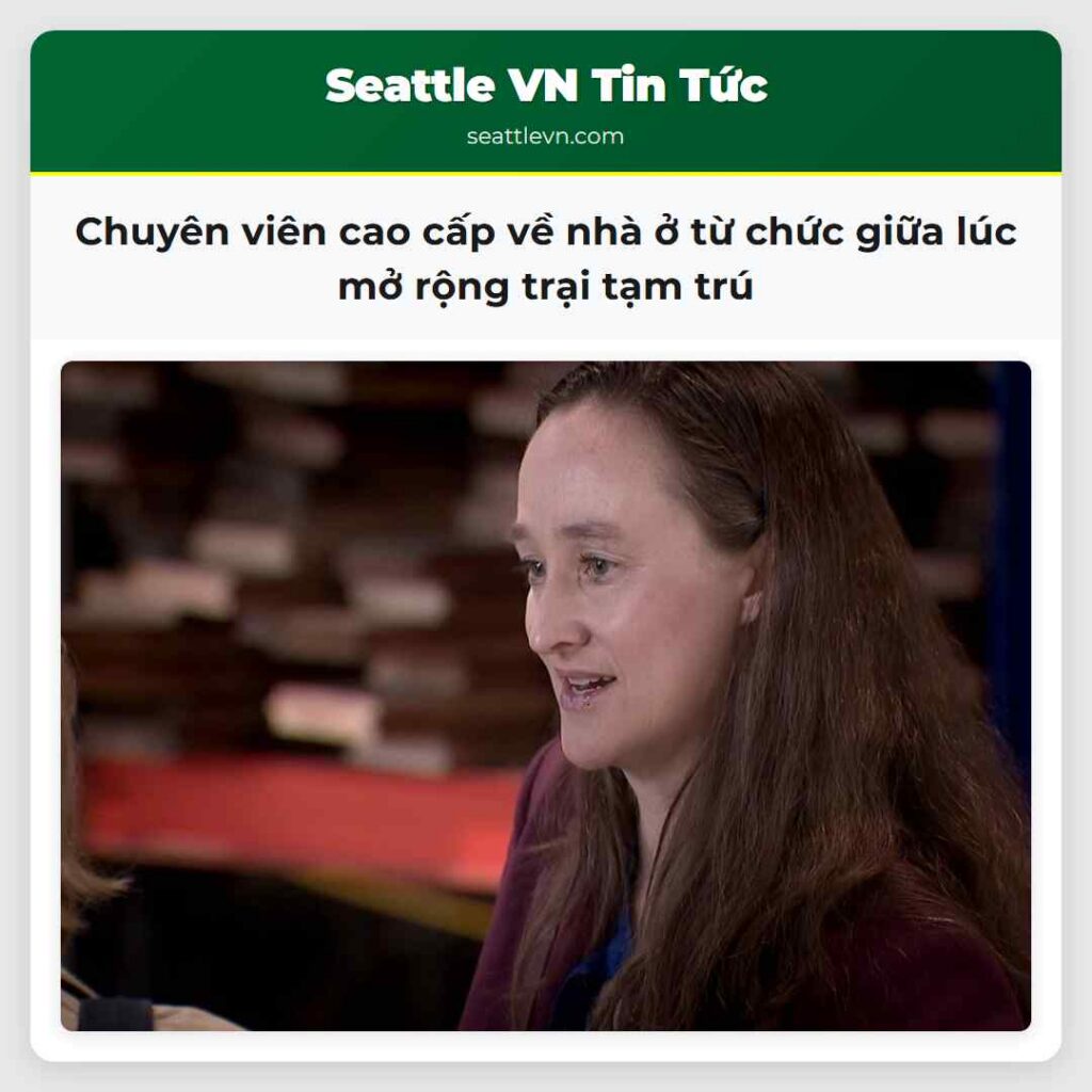 Chuyên viên cao cấp về nhà ở từ chức giữa lúc mở rộng trại tạm trú
