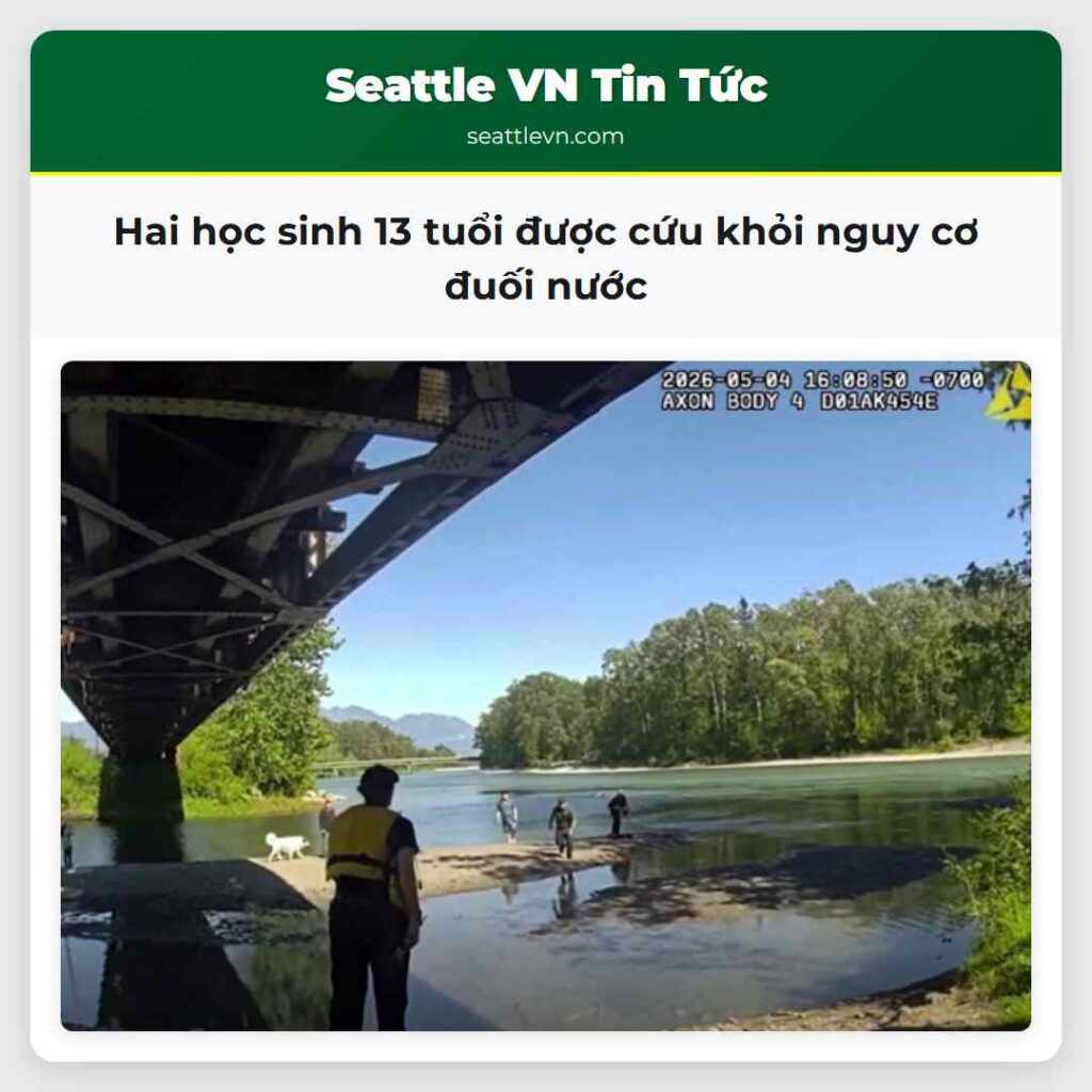 Hai học sinh 13 tuổi được cứu khỏi nguy cơ đuối