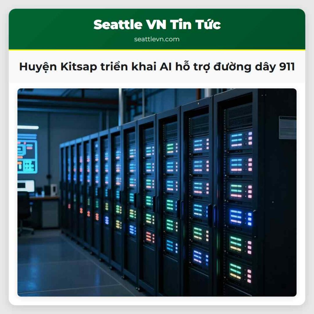 Huyện Kitsap triển khai AI hỗ trợ đường dây 911