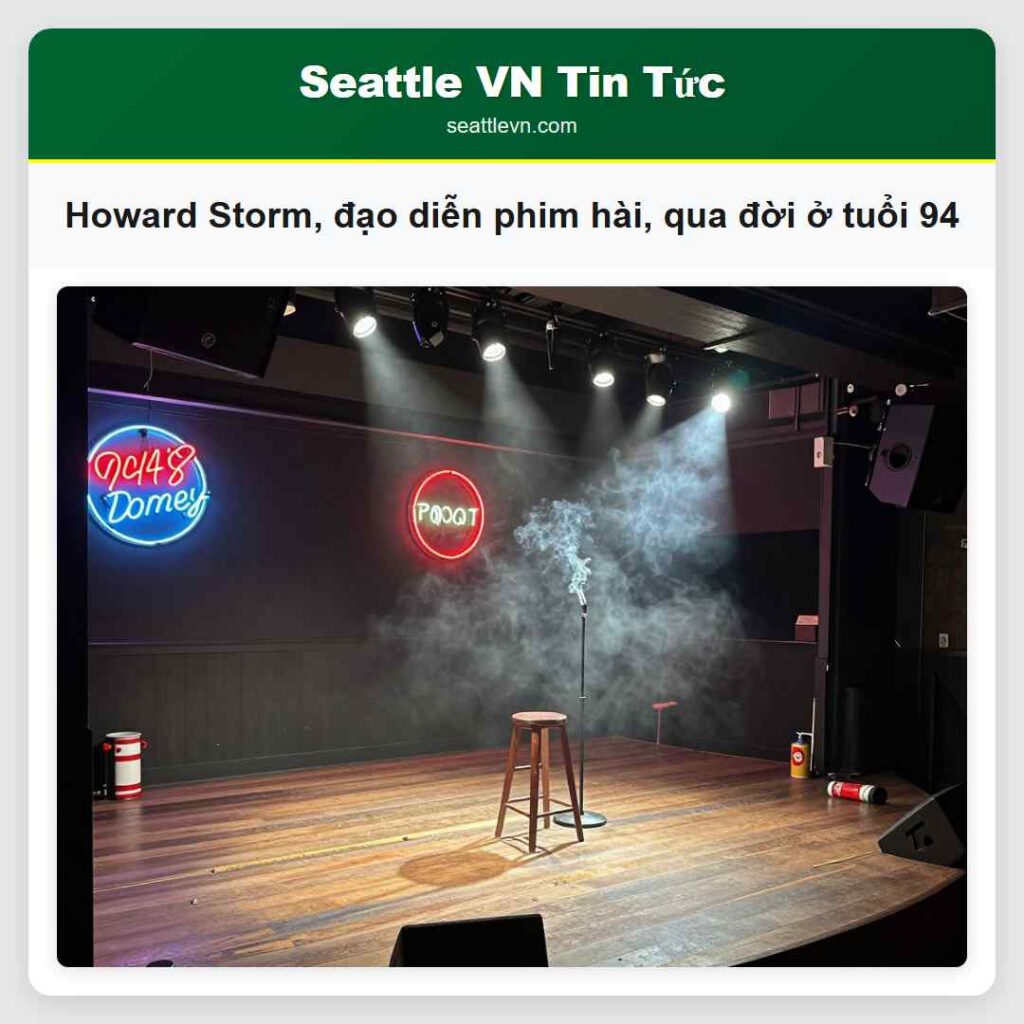 Howard Storm, đạo diễn phim hài, qua đời ở tuổi 94