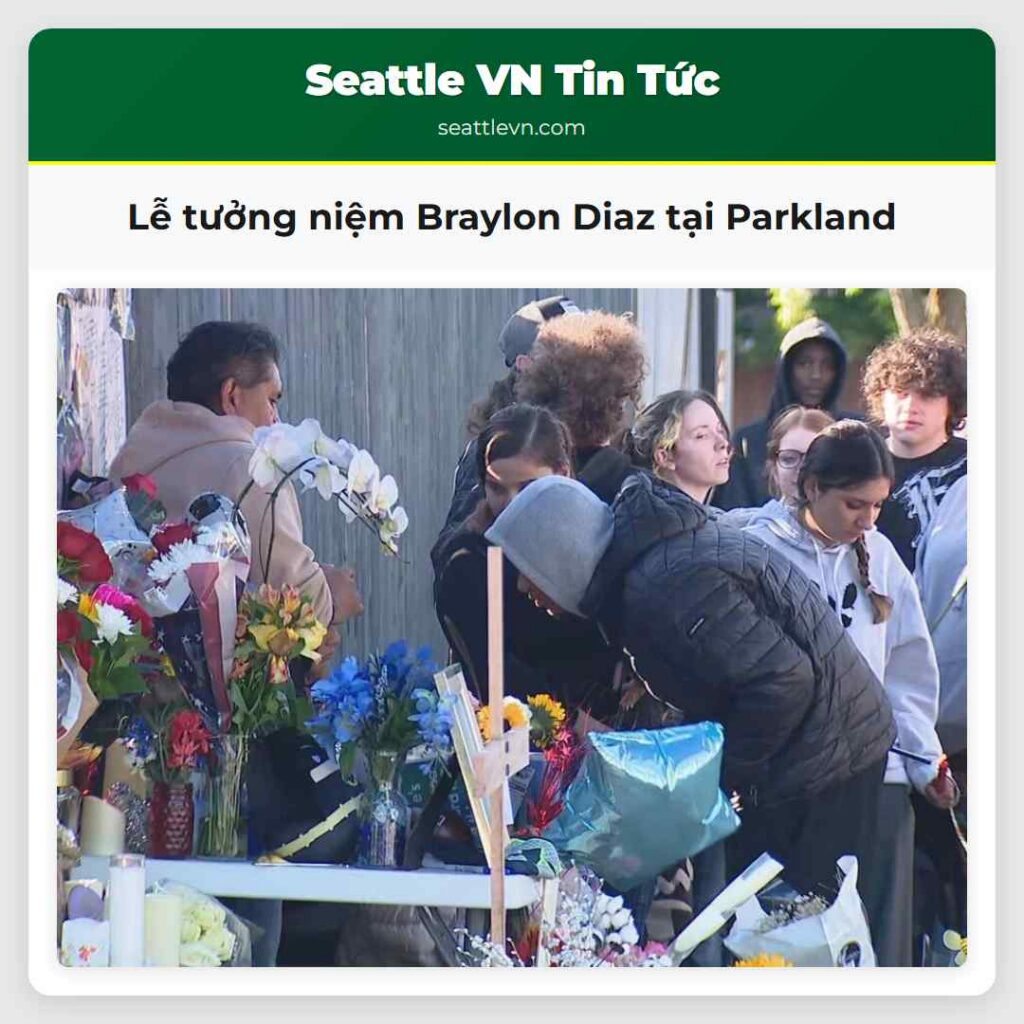 Lễ tưởng niệm Braylon Diaz tại Parkland