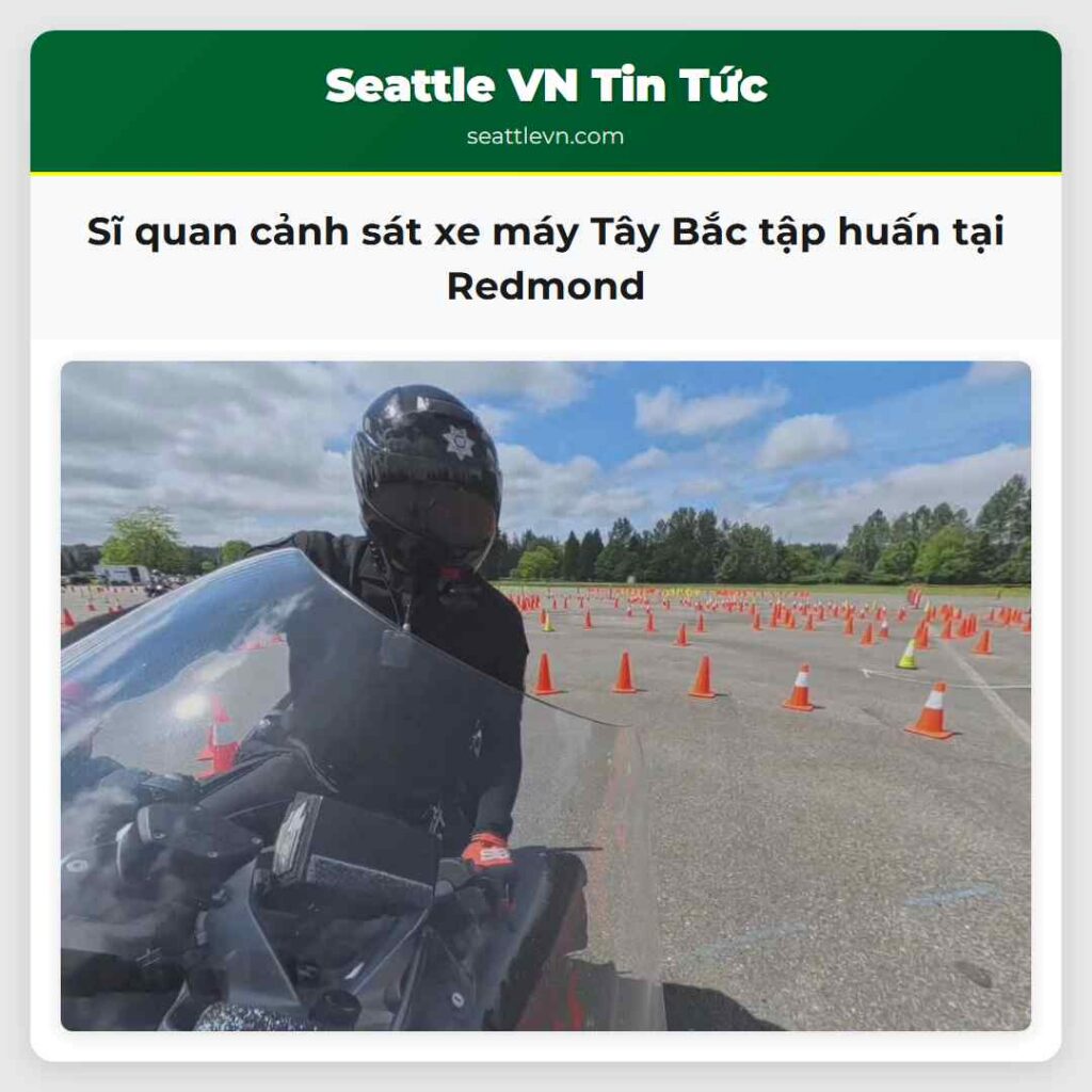 Sĩ quan cảnh sát xe máy Tây Bắc tập huấn tại