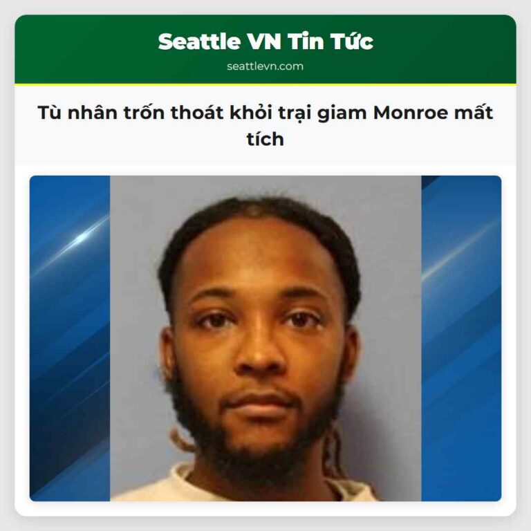 Tù nhân trốn thoát khỏi trại giam Monroe mất tích