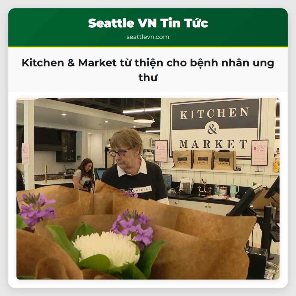 Kitchen & Market từ thiện cho bệnh nhân ung thư