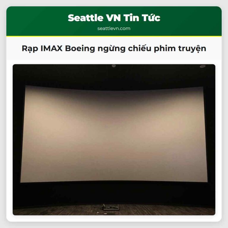 Rạp IMAX Boeing ngừng chiếu phim truyện