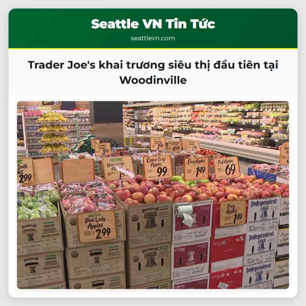 Trader Joe's khai trương siêu thị đầu tiên tại