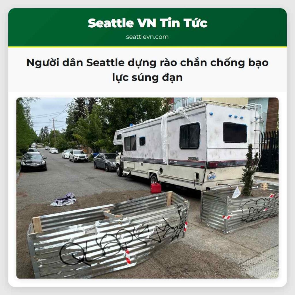 Người dân Seattle dựng rào chắn chống bạo lực