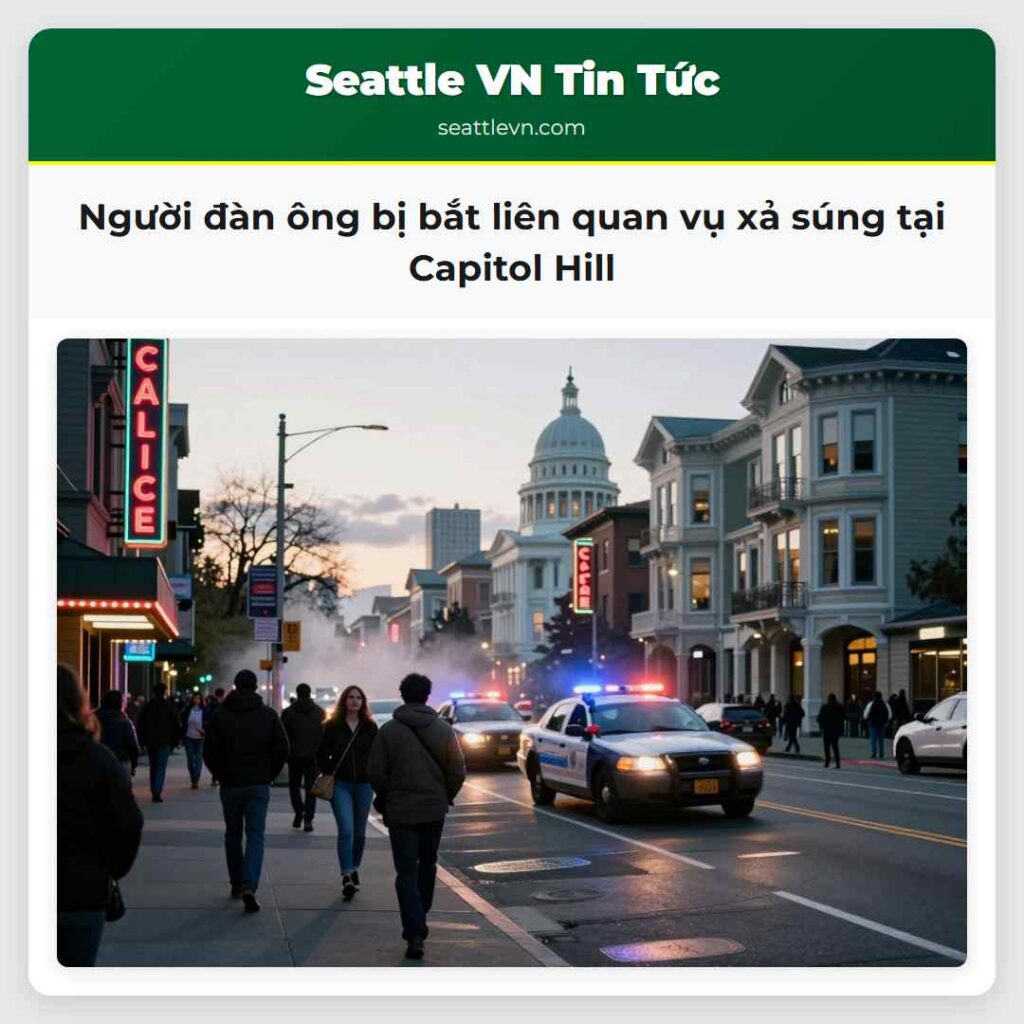 Người đàn ông bị bắt liên quan vụ xả súng tại