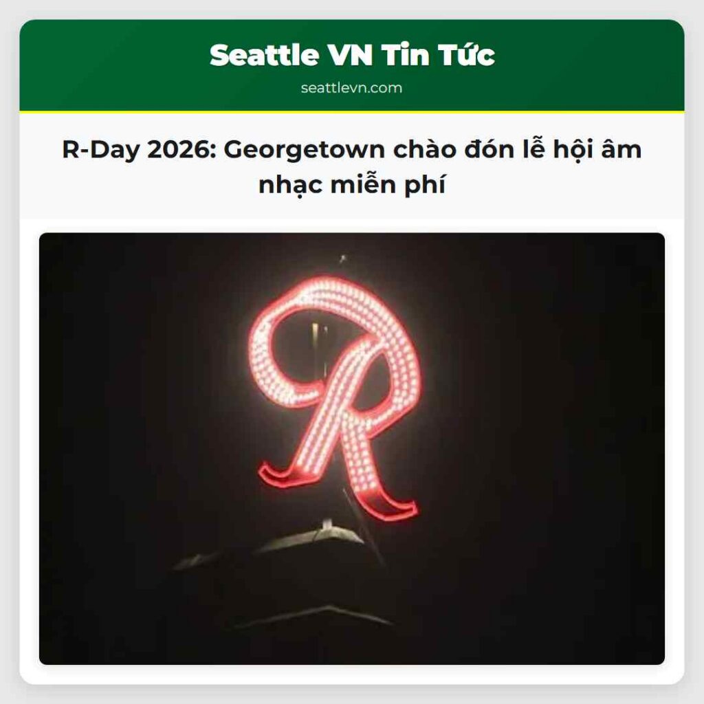 R-Day 2026: Georgetown chào đón lễ hội âm nhạc
