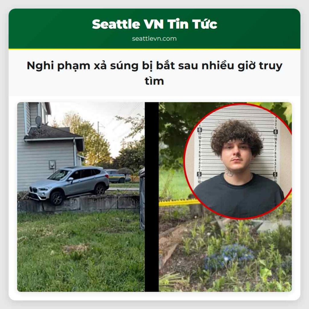 Nghi phạm xả súng bị bắt sau nhiều giờ truy tìm