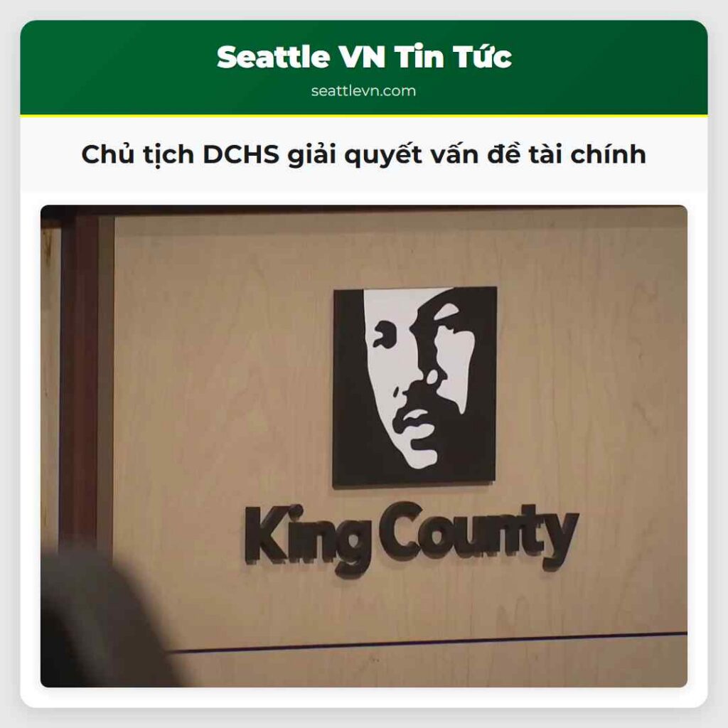Chủ tịch DCHS giải quyết vấn đề tài chính