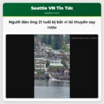 Người đàn ông 21 tuổi bị bắt vì lái thuyền say rượu