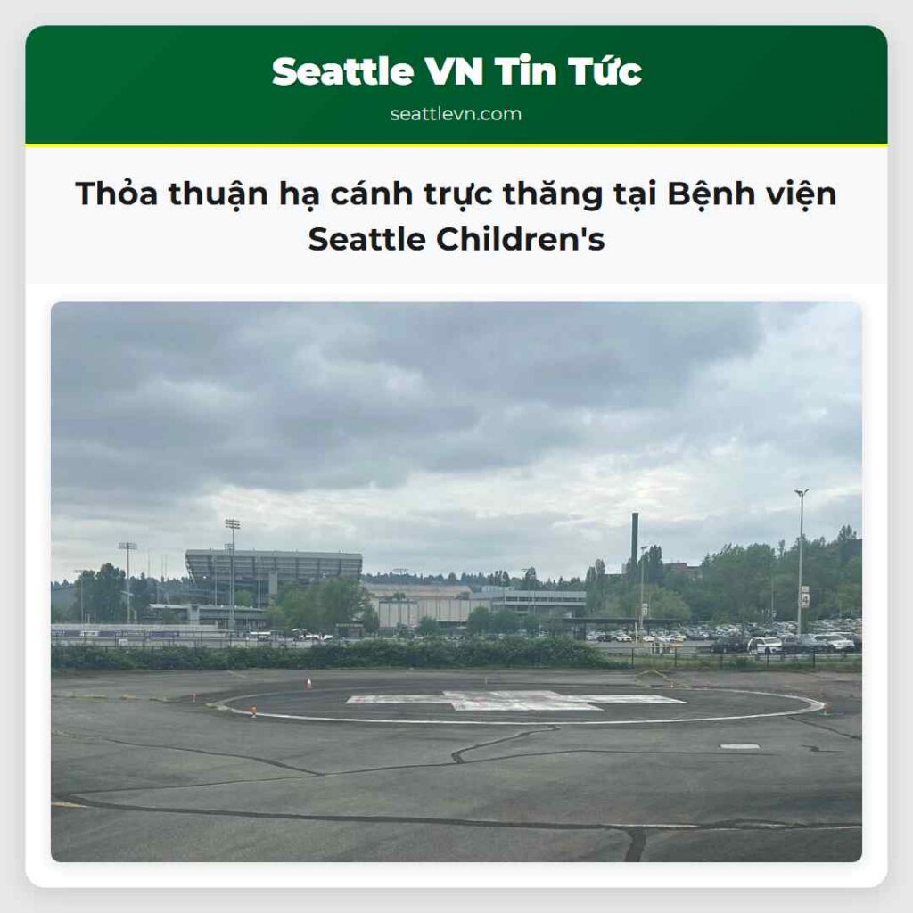 Thỏa thuận hạ cánh trực thăng tại Bệnh viện