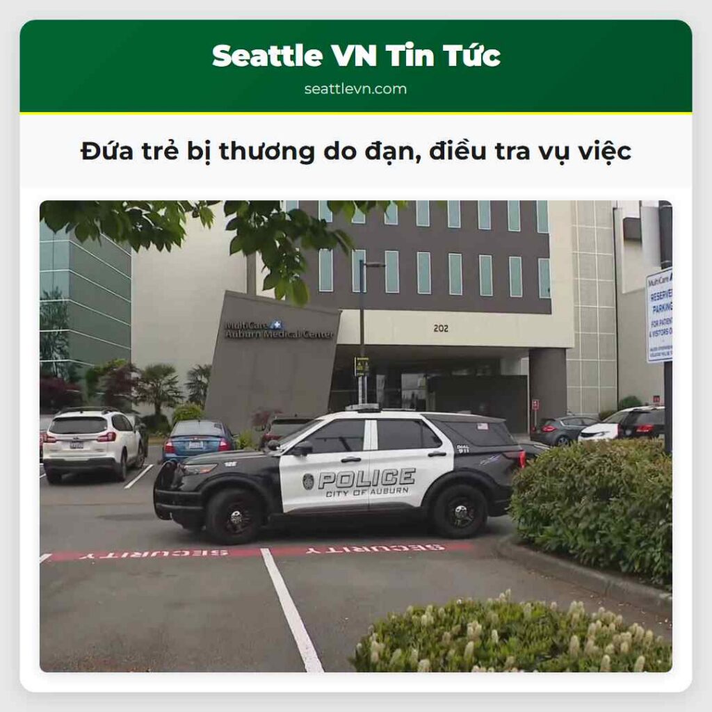 Đứa trẻ bị thương do đạn, điều tra vụ việc