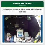 Bốn người Seattle bị bắt vì đánh bắt trái phép 500 hàu