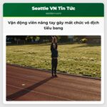 Vận động viên nâng tay gây mất chức vô địch tiểu bang