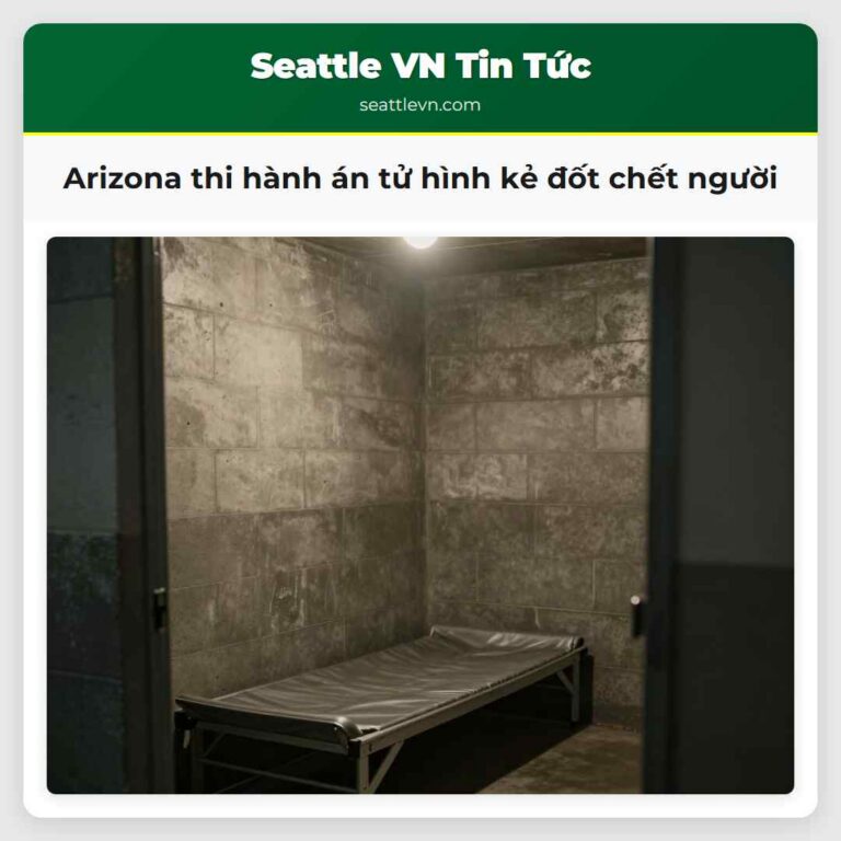 Arizona thi hành án tử hình kẻ đốt chết người