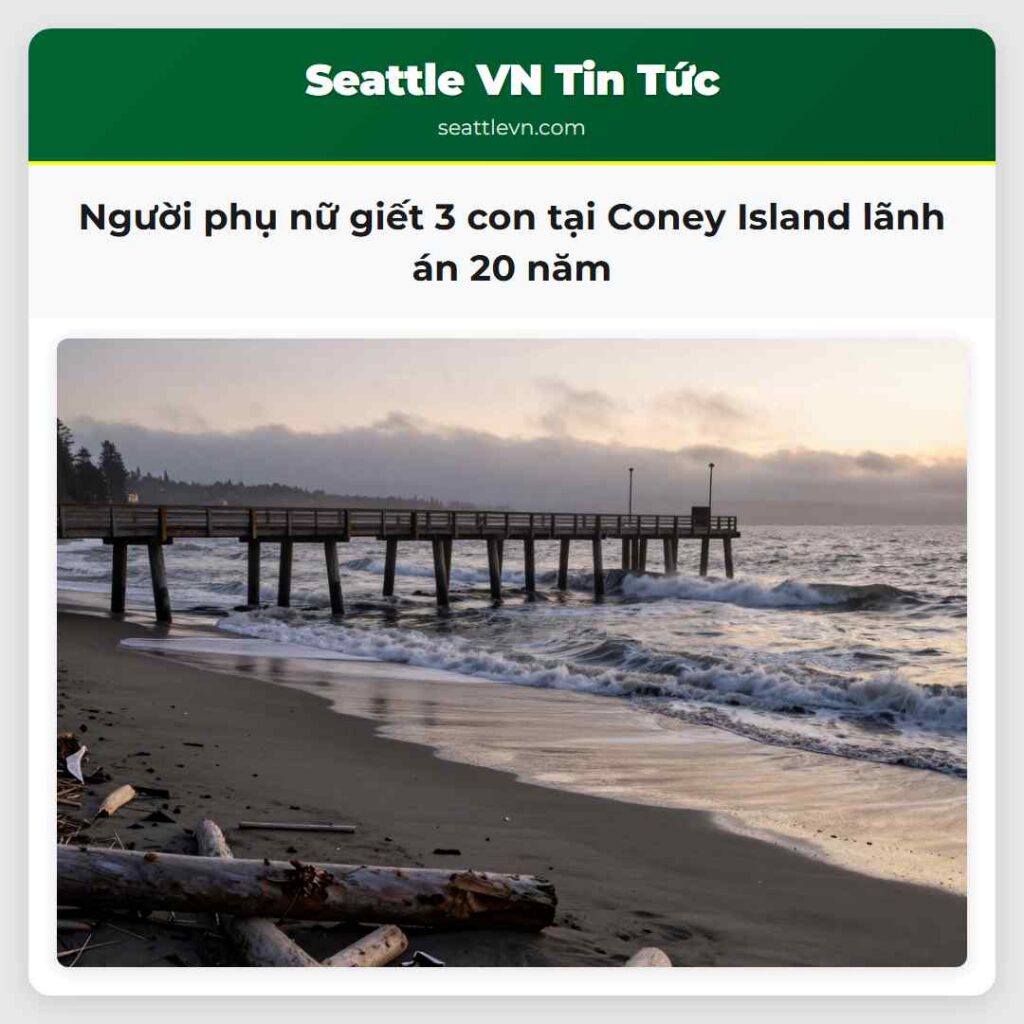 Người phụ nữ giết 3 con tại Coney Island lãnh án