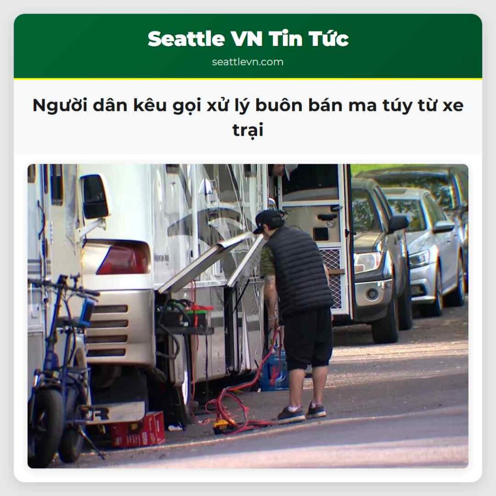 Người dân kêu gọi xử lý buôn bán ma túy từ xe trại