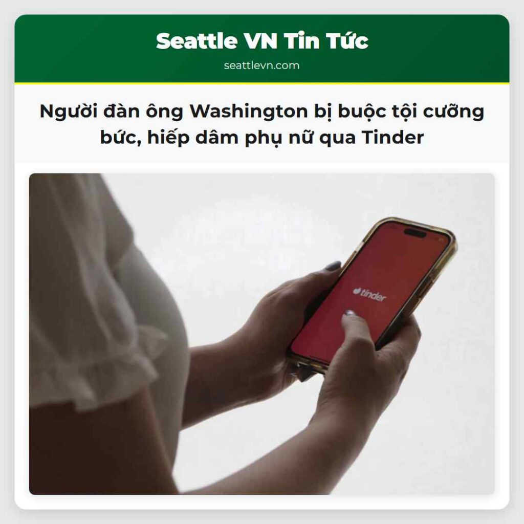Người đàn ông Washington bị buộc tội cưỡng bức,