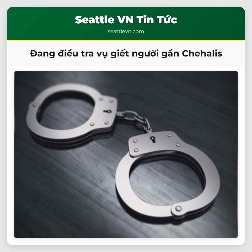 Đang điều tra vụ giết người gần Chehalis