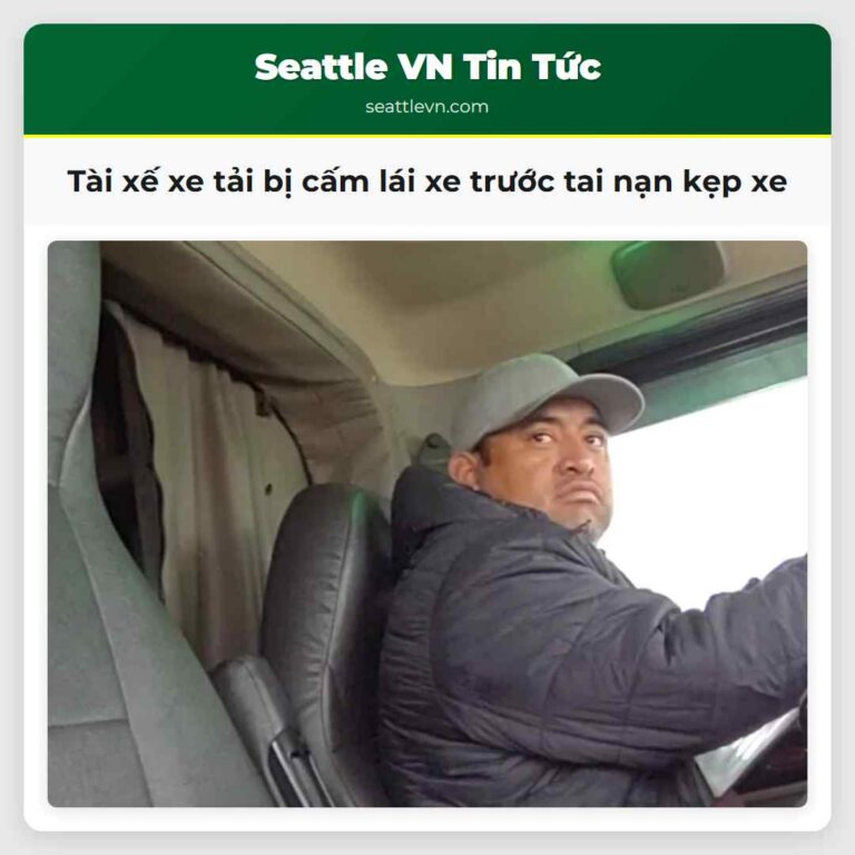Tài xế xe tải bị cấm lái xe trước tai nạn kẹp xe