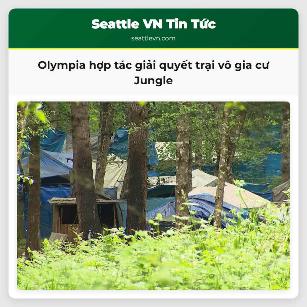 Olympia hợp tác giải quyết trại vô gia cư Jungle