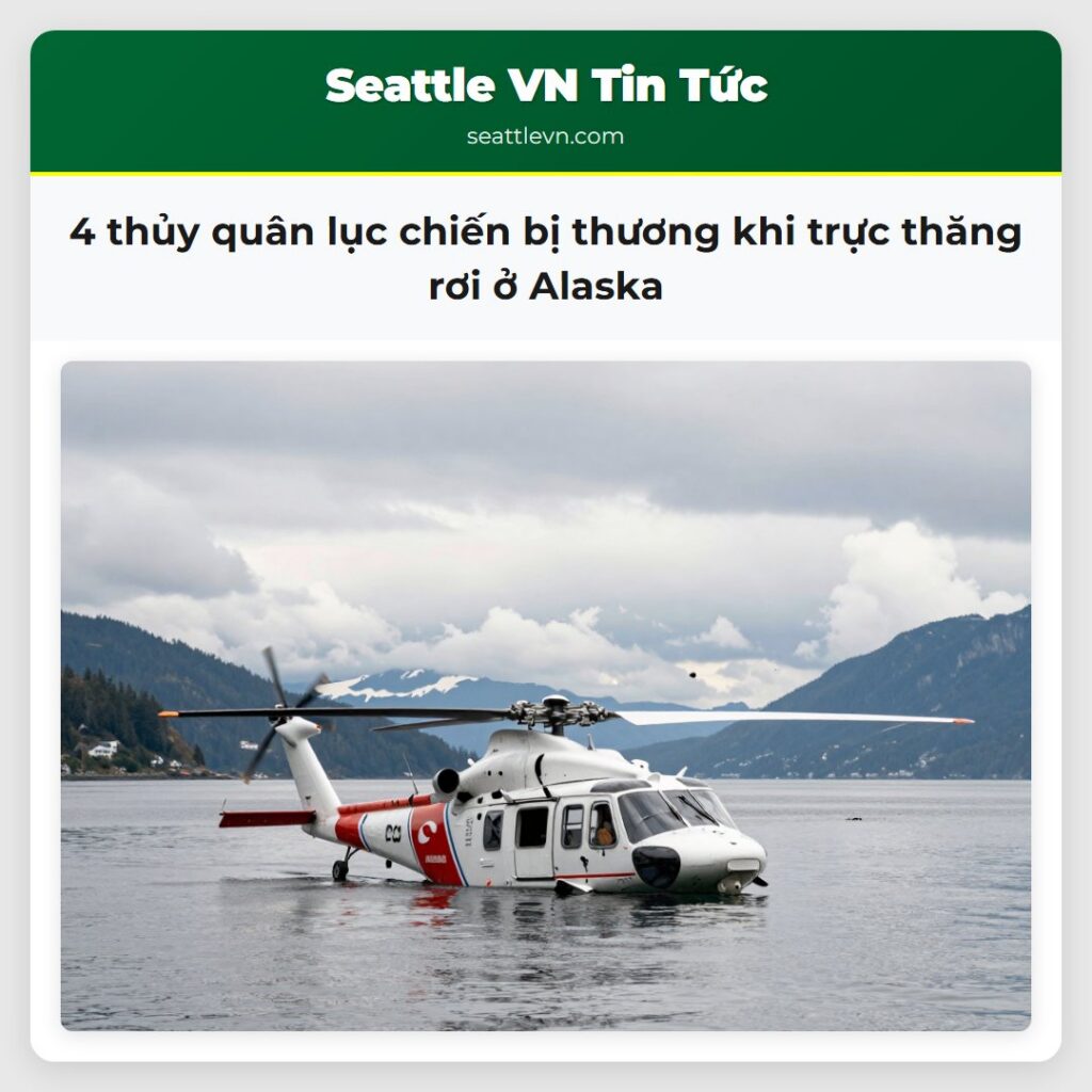 4 thủy quân lục chiến bị thương khi trực thăng
