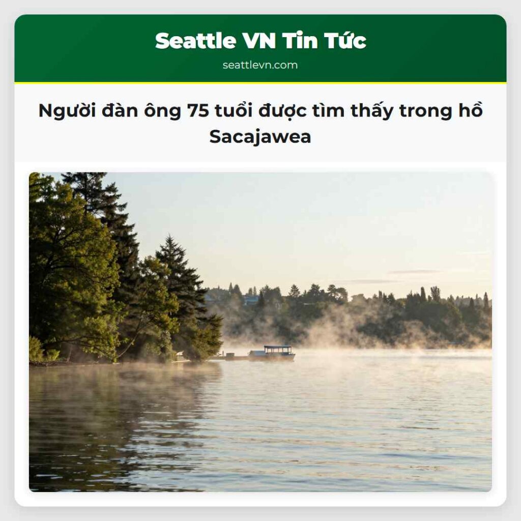 Người đàn ông 75 tuổi được tìm thấy trong hồ