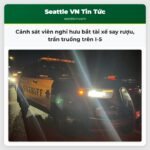 Cảnh sát viên nghỉ hưu bắt tài xế say rượu trần truồng trên I-5