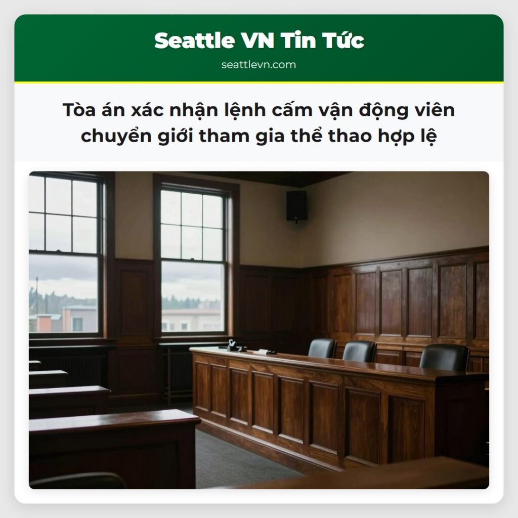 Tòa án xác nhận lệnh cấm vận động viên chuyển