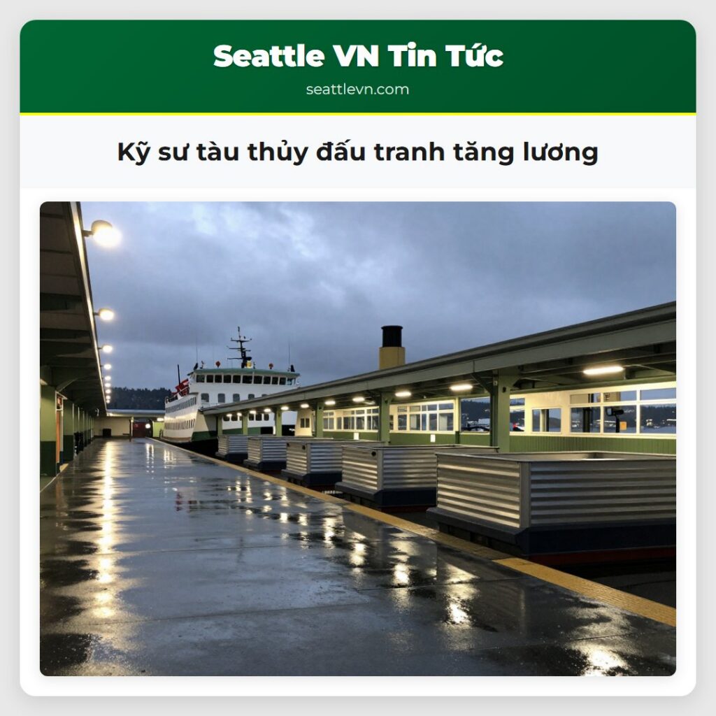 Kỹ sư tàu thủy đấu tranh tăng lương