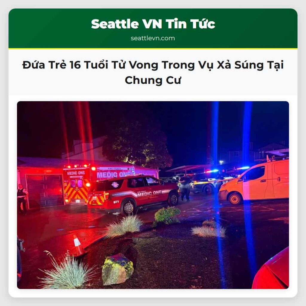 Đứa Trẻ 16 Tuổi Tử Vong Trong Vụ Xả Súng Tại