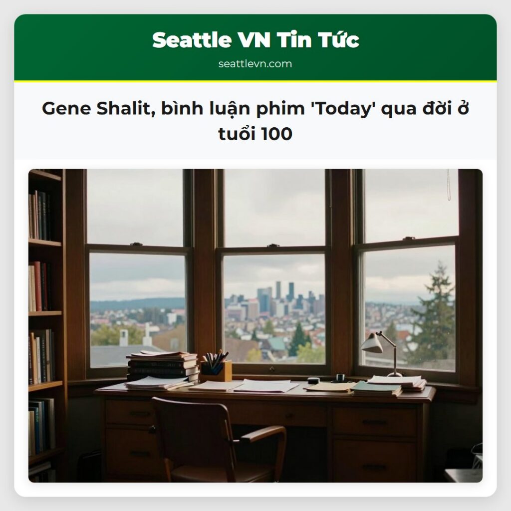 Gene Shalit, bình luận phim 'Today' qua đời ở
