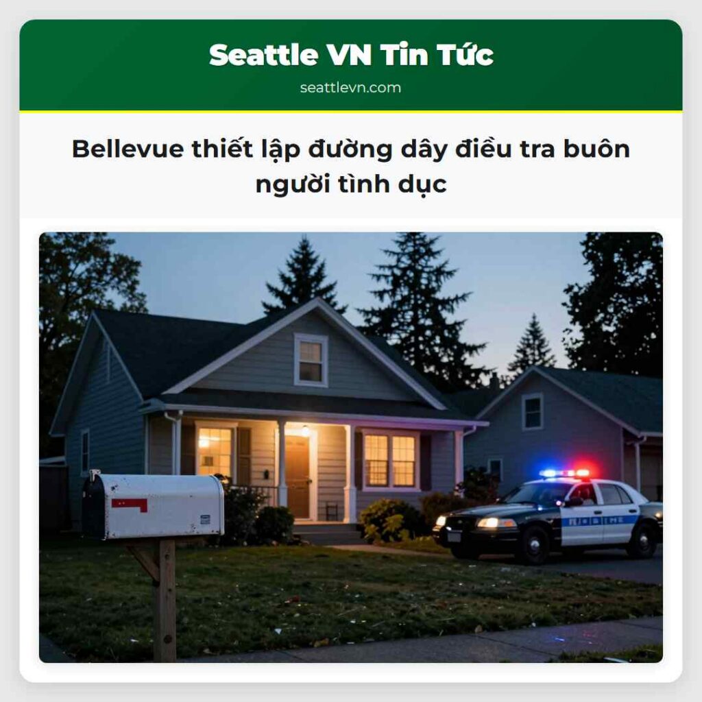 Bellevue thiết lập đường dây điều tra buôn người